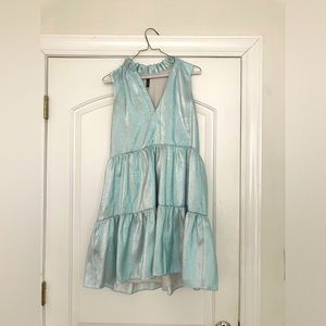 Sparkly baby blue dress